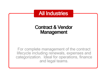 Contract & Vendor Management